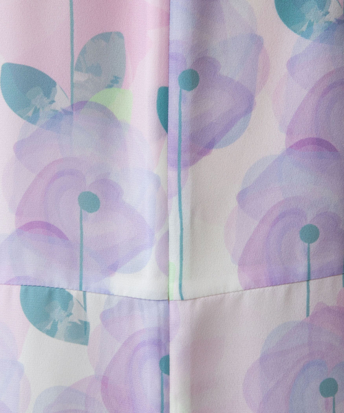 セール】【NALACARA】 水彩花柄ワンピース（ワンピース）｜NARACAMICIE