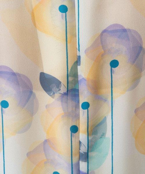 セール】【NALACARA】 水彩花柄ワンピース（ワンピース）｜NARACAMICIE