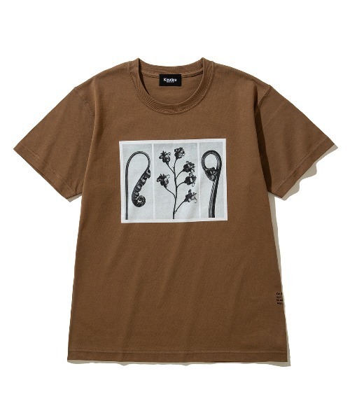 Kinetics（キネティクス）の「Kinetics WOMEN FLOWER T-SHIRT（キネティクスウィメン フラワー ティーシャツ）（Tシャツ/カットソー・メンズ・ブラック/ブラウン/ホワイト・FREE）」の3枚目の写真