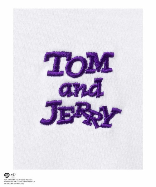 Tom＆Jerry（トムアンドジェリー）の「【Tom&Jerry /トムとジェリー 】バックエンボス デビルジェリーTシャツ（Tシャツ/カットソー・メンズ・オフホワイト/ブラック・M/L/XL）」の6枚目の写真
