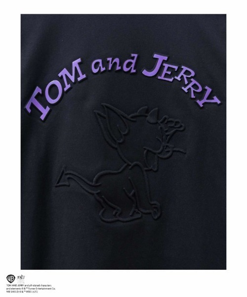 Tom＆Jerry（トムアンドジェリー）の「【Tom&Jerry /トムとジェリー 】バックエンボス デビルジェリーTシャツ（Tシャツ/カットソー・メンズ・オフホワイト/ブラック・M/L/XL）」の9枚目の写真