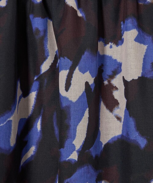 EMMEL REFINES（エメルリファインズ）の「＜EMMEL REFINES＞EM ボカシプリント サイドギャザー スカート（スカート・レディース・ベージュ/ロイヤルブルー・S/M）」の20枚目の写真