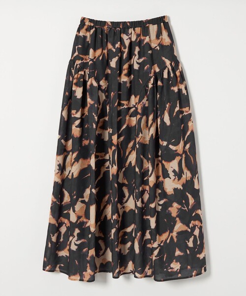 EMMEL REFINES（エメルリファインズ）の「＜EMMEL REFINES＞EM ボカシプリント サイドギャザー スカート（スカート・レディース・ベージュ/ロイヤルブルー・S/M）」の21枚目の写真