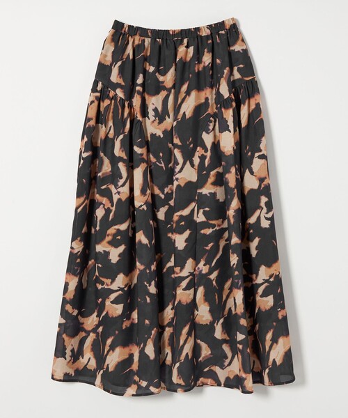 EMMEL REFINES（エメルリファインズ）の「＜EMMEL REFINES＞EM ボカシプリント サイドギャザー スカート（スカート・レディース・ベージュ/ロイヤルブルー・S/M）」の22枚目の写真