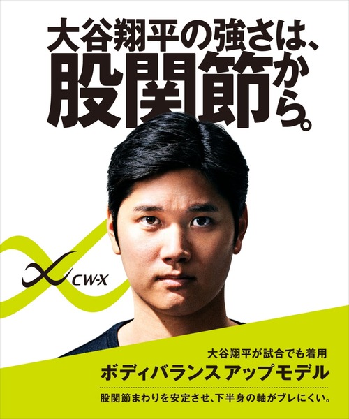 CW-X（シーダブリューエックス）の「「大谷翔平愛用モデル・撮影着用品番」　股関節サポート　タイツ　5分丈（レギンス/スパッツ・メンズ・ブラック・3L）」の22枚目の写真