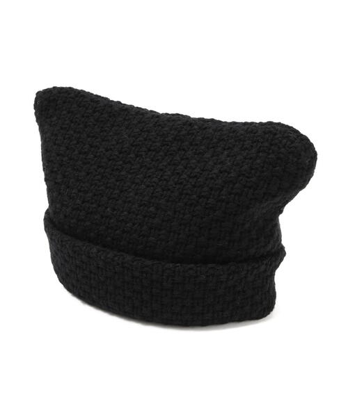 Chica(チカ)の「Chica/チカ/DEVIL Knit Cap(ニットキャップ/ビーニー・レディース・ホワイト/ブラック・F)」の3枚目の写真