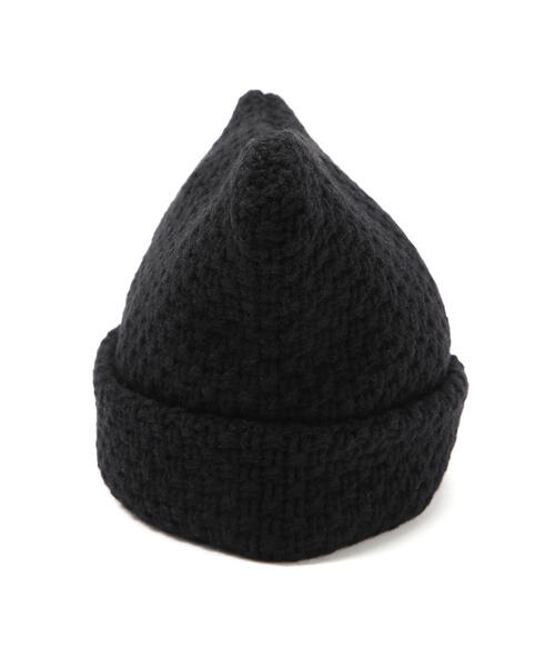 Chica(チカ)の「Chica/チカ/DEVIL Knit Cap(ニットキャップ/ビーニー・レディース・ホワイト/ブラック・F)」の5枚目の写真