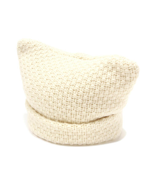 Chica(チカ)の「Chica/チカ/DEVIL Knit Cap(ニットキャップ/ビーニー・レディース・ホワイト/ブラック・F)」の8枚目の写真