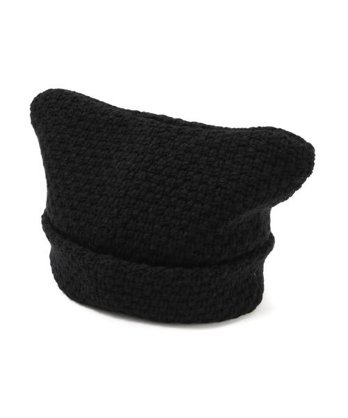 Chica(チカ)の「Chica/チカ/DEVIL Knit Cap(ニットキャップ/ビーニー・レディース・ホワイト/ブラック・F)」の14枚目の写真