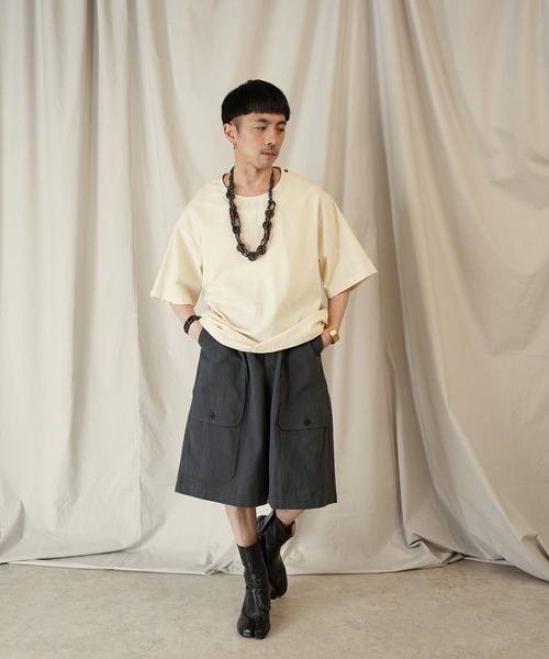 Aphlotus(アプロタス)の「C/Lキャンバス 6ポケット バックギャザー M-47 ベイカーハーフパンツ(その他パンツ・メンズ・レッド/チャコール・SMALL/MEDIUM/LARGE)」の20枚目の写真