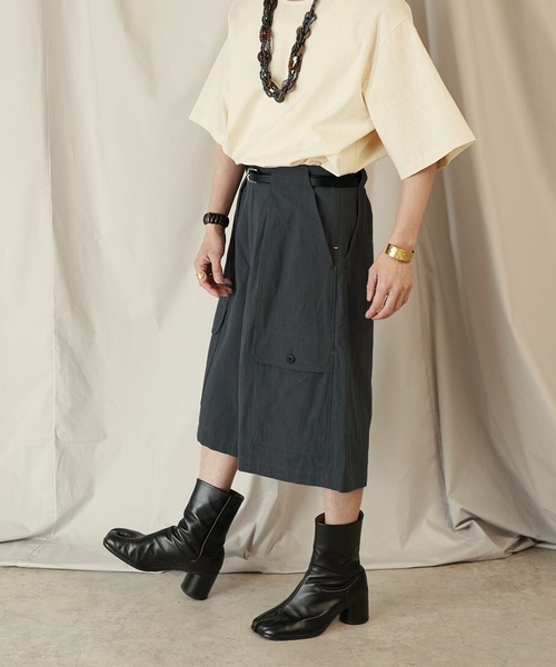 Aphlotus(アプロタス)の「C/Lキャンバス 6ポケット バックギャザー M-47 ベイカーハーフパンツ(その他パンツ・メンズ・レッド/チャコール・SMALL/MEDIUM/LARGE)」の18枚目の写真