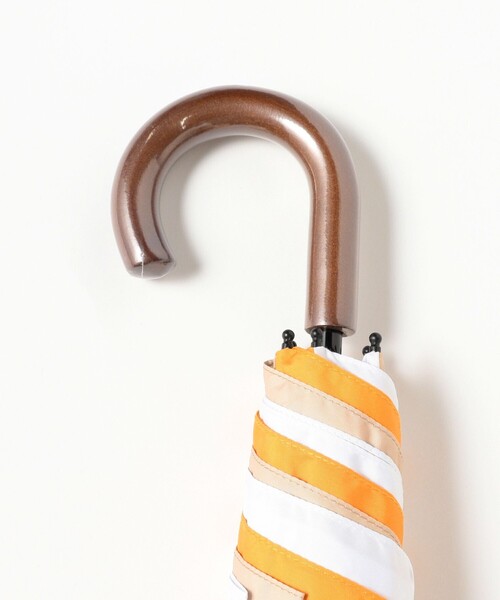 BEAMS BOY(ビームスボーイ)の「晴雨兼用 プリント 折り畳み傘(折りたたみ傘・レディース・オリーブ/オレンジ・ONE SIZE)」の4枚目の写真