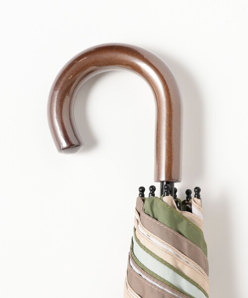 BEAMS BOY(ビームスボーイ)の「晴雨兼用 プリント 折り畳み傘(折りたたみ傘・レディース・オリーブ/オレンジ・ONE SIZE)」の9枚目の写真