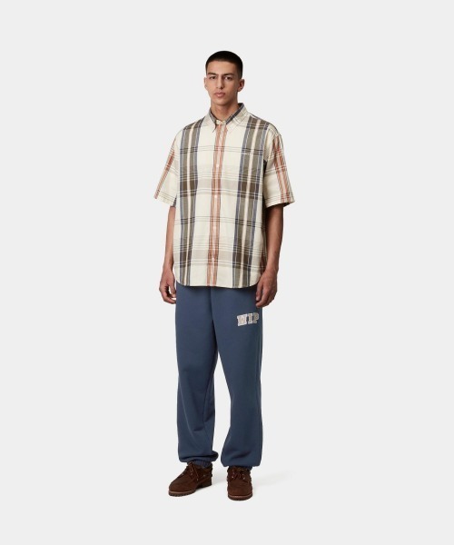 【carhartt】\"WIP Sweat Pant\"コットンロゴスウェットパンツ/3色 Carhartt WIP WIP SWEAT PANT（カーハート ワークインプログレス