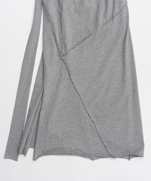 レイヤードアシメドレープスカート / Layered Asymmetrical Draped