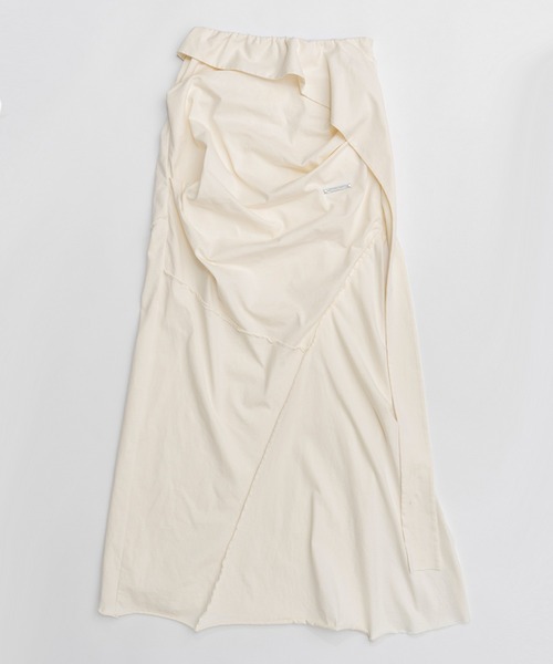 セール】レイヤードアシメドレープスカート / Layered