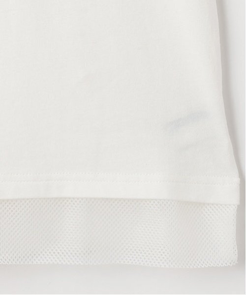 X-girl Stages（エックスガールステージス）の「グラフィティロゴメッシュ切替Tワンピース（ワンピース・キッズ・ライトブルー/ブラック/オフホワイト・130cm/140cm/120cm/100cm/110cm/90cm/80ｃｍ）」の10枚目の写真