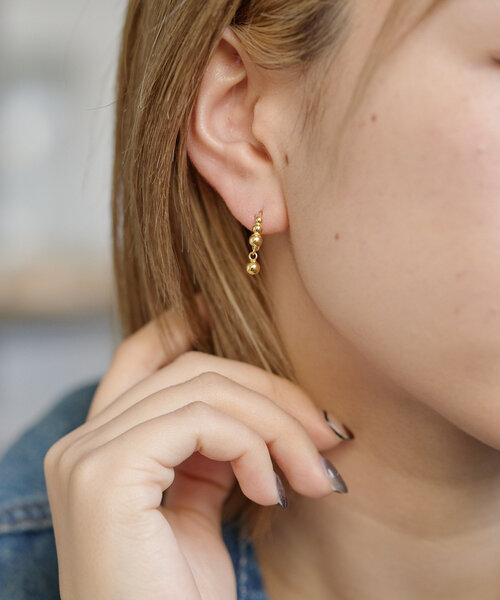 TODAYFUL Oblong Hoop Pierce オブロングフープピアス/12420907