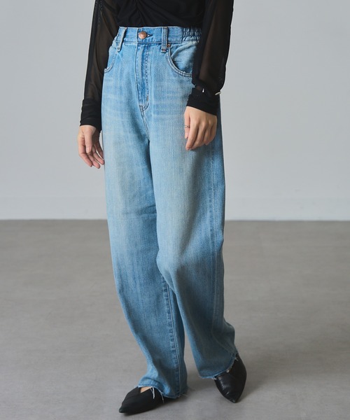 RED CARD TOKYO（レッドカード）の「【RED CARD】Manoa　98W4880（デニムパンツ・レディース・ライトブルー/ブルー・21inch/22inch/23inch/24inch/25inch）」の18枚目の写真