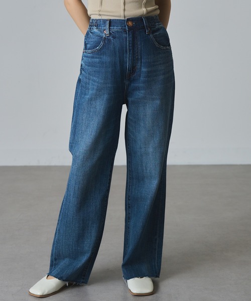 RED CARD TOKYO（レッドカード）の「【RED CARD】Manoa　98W4880（デニムパンツ・レディース・ライトブルー/ブルー・21inch/22inch/23inch/24inch/25inch）」の9枚目の写真