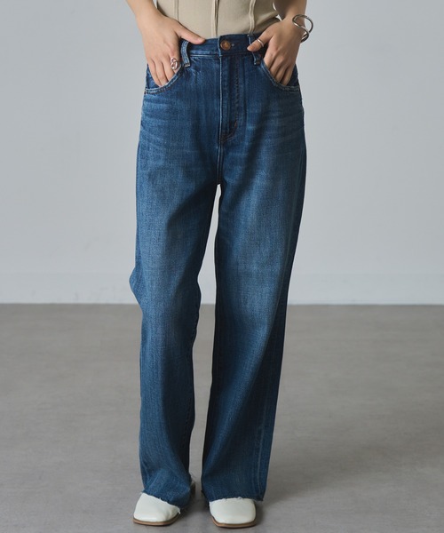 RED CARD TOKYO（レッドカード）の「【RED CARD】Manoa　98W4880（デニムパンツ・レディース・ライトブルー/ブルー・21inch/22inch/23inch/24inch/25inch）」の11枚目の写真