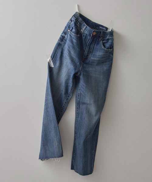 RED CARD TOKYO（レッドカード）の「【RED CARD】Manoa　98W4880（デニムパンツ・レディース・ライトブルー/ブルー・21inch/22inch/23inch/24inch/25inch）」の12枚目の写真