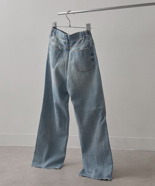 RED CARD TOKYO（レッドカード）の「【RED CARD】Manoa　98W4880（デニムパンツ・レディース・ライトブルー/ブルー・21inch/22inch/23inch/24inch/25inch）」の5枚目の写真