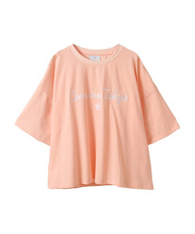LOGO EMBROIDERY OVERSIZED TEE