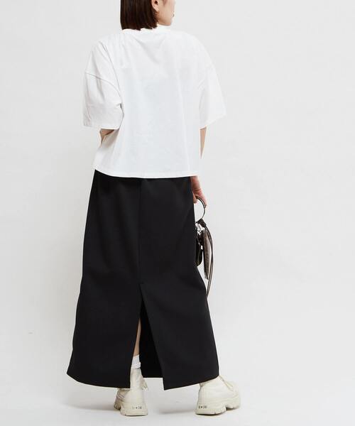CONVERSE TOKYO(コンバーストウキョウ)の「LOGO EMBROIDERY OVERSIZED TEE(Tシャツ/カットソー・レディース・ピンク/ホワイト/ブラック・FREE)」の5枚目の写真