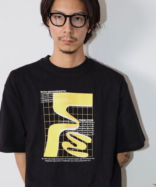 Tシャツ・カットソー FF POSTCARDS LOGO T-SHIRT onlyFF刺繍BIGシルエットTシャツ | .ICK