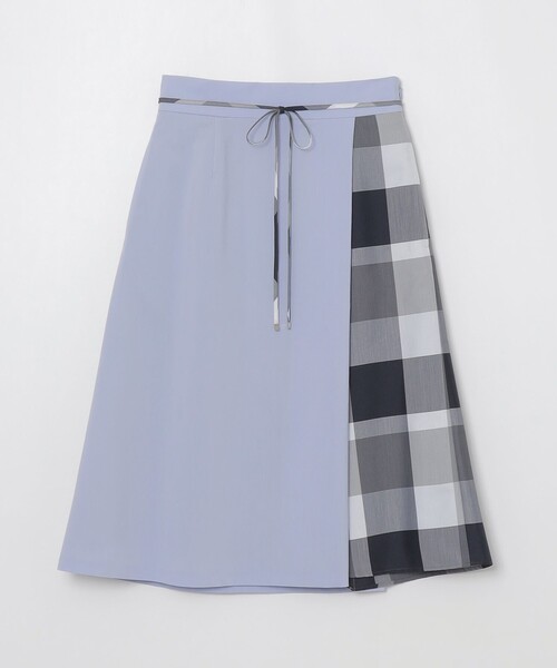 BLUE LABEL CRESTBRIDGE(ブルーレーベルクレストブリッジ)の「パーシャルチェックスカート(スカート・レディース・ブラック/ブルー/ベージュ系その他・38/36)」の18枚目の写真