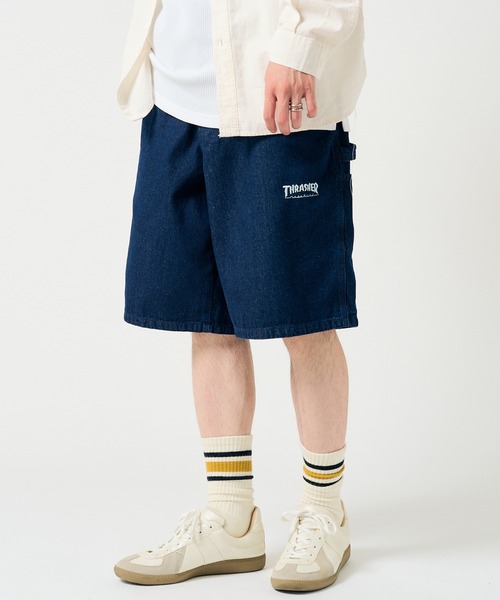 THRASHER(スラッシャー)の「【THRASHER】ペインターデニムショーツ 017060(その他パンツ・メンズ・サックスブルー/ブラック系1/ブラック系その他2/ブルー系その他2/ブルー系その他/ブラック系その他3・LL/L/M)」の6枚目の写真
