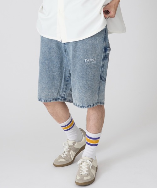 THRASHER(スラッシャー)の「【THRASHER】ペインターデニムショーツ 017060(その他パンツ・メンズ・サックスブルー/ブラック系1/ブラック系その他2/ブルー系その他2/ブルー系その他/ブラック系その他3・LL/L/M)」の12枚目の写真