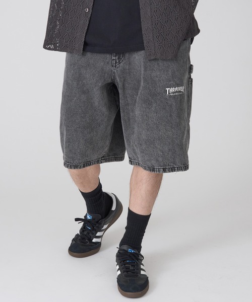 THRASHER(スラッシャー)の「【THRASHER】ペインターデニムショーツ 017060(その他パンツ・メンズ・サックスブルー/ブラック系1/ブラック系その他2/ブルー系その他2/ブルー系その他/ブラック系その他3・LL/L/M)」の7枚目の写真