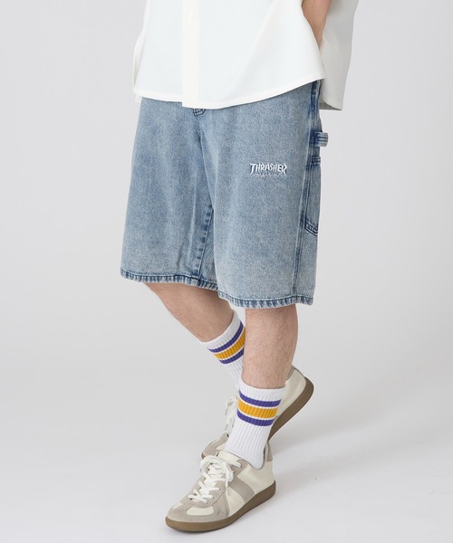 THRASHER(スラッシャー)の「【THRASHER】ペインターデニムショーツ 017060(その他パンツ・メンズ・サックスブルー/ブラック系1/ブラック系その他2/ブルー系その他2/ブルー系その他/ブラック系その他3・LL/L/M)」の14枚目の写真