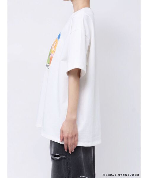 CALNAMUR（カルナムール）の「【ぴちぴちピッチコラボ】ぴちぴちピッチTシャツ（Tシャツ/カットソー・レディース・ホワイト/チャコールグレー/ブルー・FREE）」の12枚目の写真