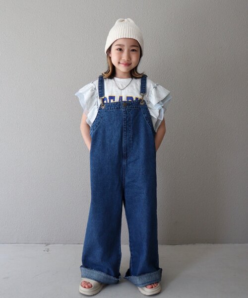 CIAOPANIC TYPY（チャオパニックティピー）の「【KIDS】ドッキングフリルチュールロゴTEE（Tシャツ/カットソー・キッズ・ネイビー/レッド/グレー/オフホワイト/チャコールグレー・X-LARGE/XX-LARGE/LARGE/SMALL/MEDIUM）」の14枚目の写真