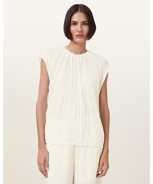 TRISHA CRINKLE TOP | TRISHA クリンクル トップ