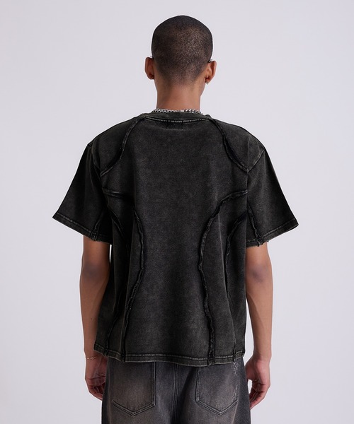 ANDER HUNK(アンダーハンク)の「Overdyed Inside-out T-shirt/オーバーダイインサイドアウトTシャツ(Tシャツ/カットソー・メンズ・グレー/レッド/ブラック・SMALL/MEDIUM/LARGE)」の20枚目の写真
