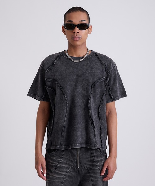 セール】Overdyed Inside-out T-shirt/オーバーダイインサイド