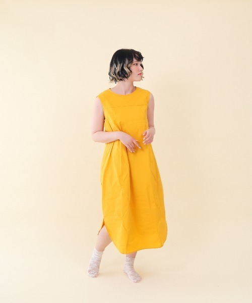 unica（ユニカ）の「カーデ付きウェーブラインワンピース ladies（ワンピース・レディース・ブラック/レッド/マスタード・F）」の10枚目の写真