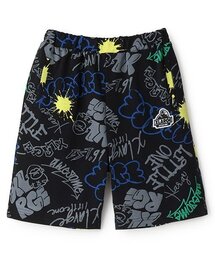 グラフィティ総柄ショートパンツ