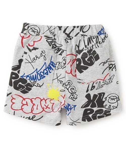 新品　XLARGE KIDS　グラフィティ総柄　セットアップ　ハーフパンツ 新品 XLARGE KIDS グラフィティ総柄 セットアップ ハーフパンツ