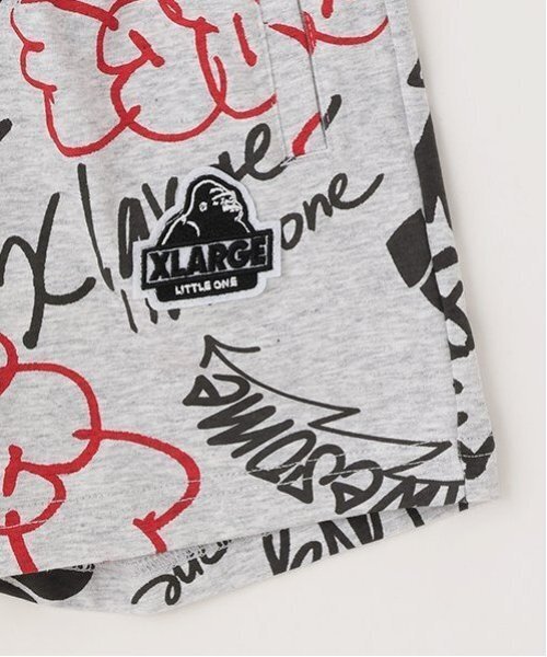XLARGE KIDS（エクストララージキッズ）の「グラフィティ総柄ショートパンツ（その他パンツ・キッズ・ブラック/トップグレー・140cm/90cm/80ｃｍ/130cm/120cm/100cm/110cm）」の7枚目の写真