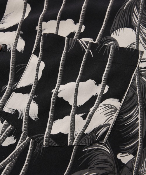 ADAM ET ROPE'（アダムエロペ）の「《BLACK/WHITE》ボックスシルエット プレミアム アロハ シャツ（シャツ/ブラウス・メンズ・ブラック系その他3/スミクロ・M/L）」の20枚目の写真