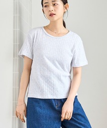 コットン 針抜きTシャツ