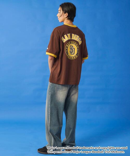 MLB（メジャーリーグベースボール）の「∴WEGO/MLB別注リンガーグラフィックT（Tシャツ/カットソー・メンズ・ブラウン/アッシュグレー/ブラック・MEDIUM/LARGE）」の20枚目の写真