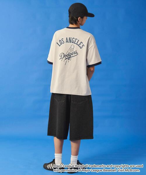 MLB（メジャーリーグベースボール）の「∴WEGO/MLB別注リンガーグラフィックT（Tシャツ/カットソー・メンズ・ブラウン/アッシュグレー/ブラック・MEDIUM/LARGE）」の16枚目の写真