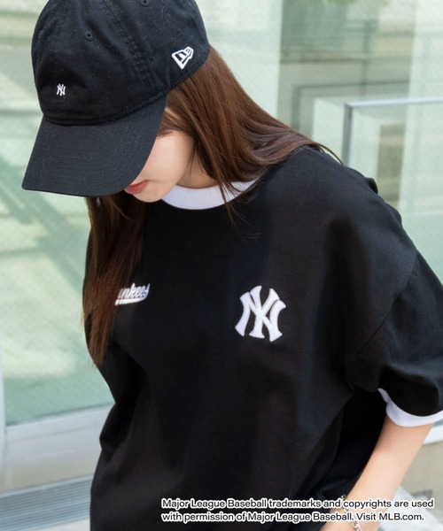 MLB（メジャーリーグベースボール）の「∴WEGO/MLB別注リンガーグラフィックT（Tシャツ/カットソー・メンズ・ブラウン/アッシュグレー/ブラック・MEDIUM/LARGE）」の2枚目の写真