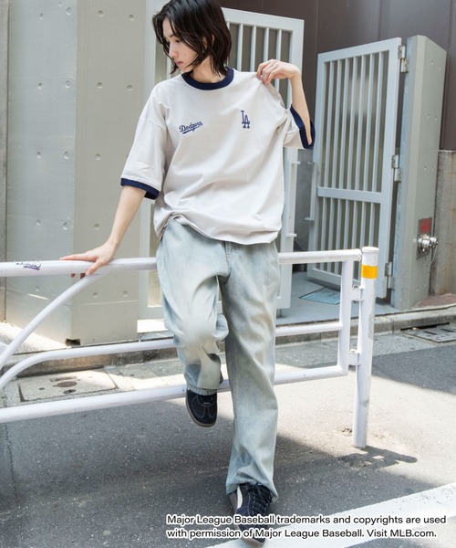 MLB（メジャーリーグベースボール）の「∴WEGO/MLB別注リンガーグラフィックT（Tシャツ/カットソー・メンズ・ブラウン/アッシュグレー/ブラック・MEDIUM/LARGE）」の22枚目の写真